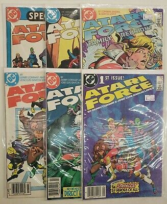 Atari Force Vol 2 #1-5 Plus Special ~ Vf-Nm 1984 Dc Comics ~ Gerry Conway Lopez