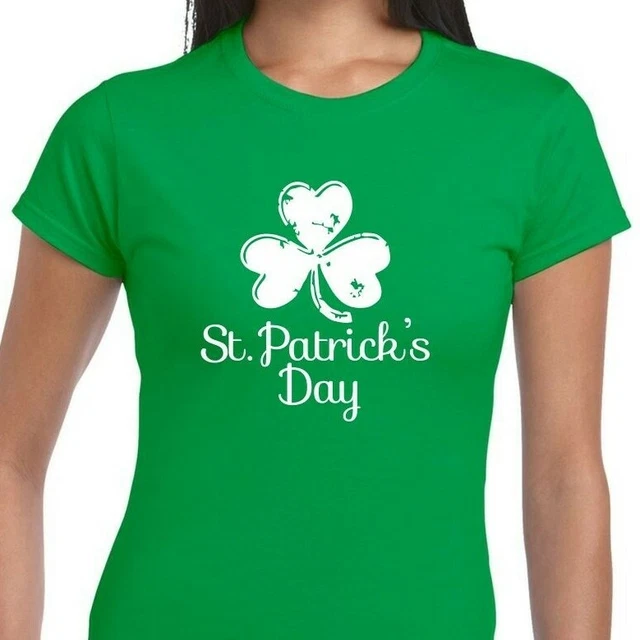 St Patrick T-Shirt Lucky Shamrock Irish Stout Happy St Patricks Day Paddy Pub