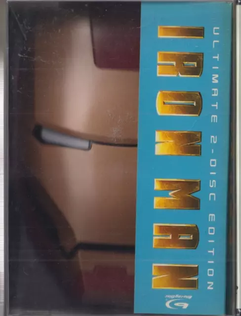 IRON MAN - Ultimate 2-Disc Target Exclusive Edition Blu-Ray ( Helmet Case )