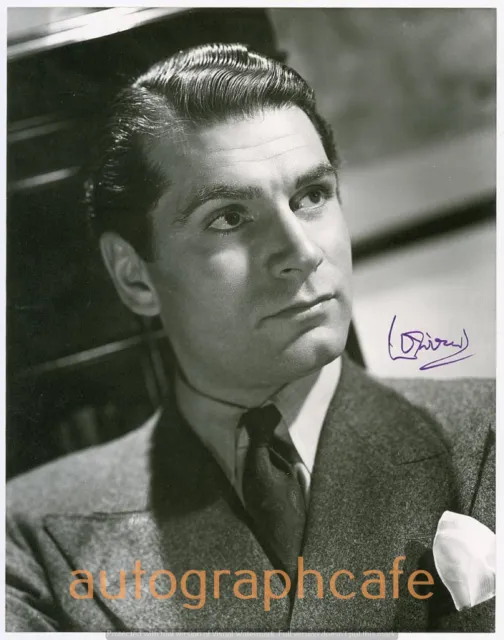 LAURENCE OLIVIER 10 x 8 Inch Signed Photo - High Quality Copy Of Original (b)