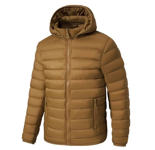 Piumino Da Uomo Primaverili Con Cappuccio Rimovibile 7