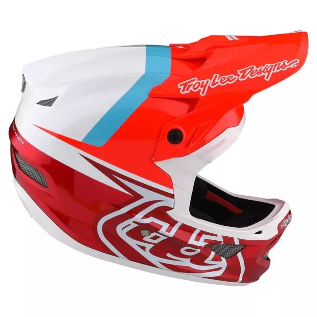 TLD Troy Lee Designs D3 MTB DH Downhill Helmet Slant Red 2023 Size L Large