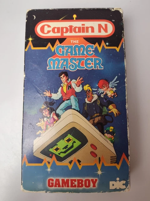 RARE 1988 CAPTAIN N - VHS The Game Master Gameboy Game Boy DIC Cartoon ...