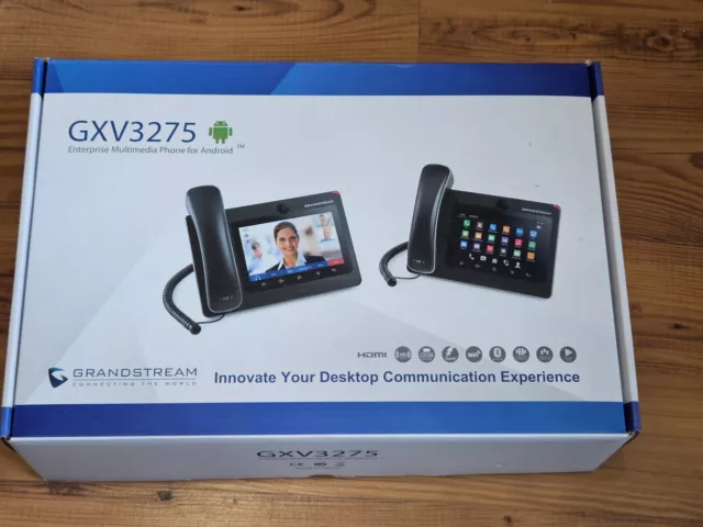 Grandstream GXV3275 IP-Touch-Telefon Farbdisplay Android in Originalverpackung