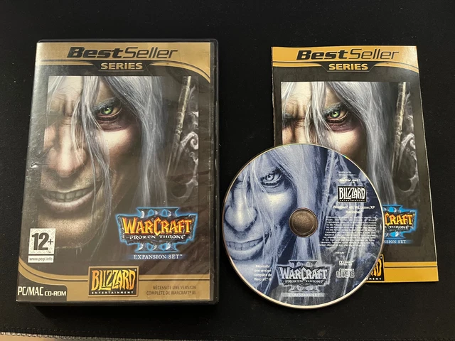 WARCRAFT III 3 FROZEN THRONE EXPANSION SET ADD-ON PC CD-ROM MAC COMPLET PAL FR