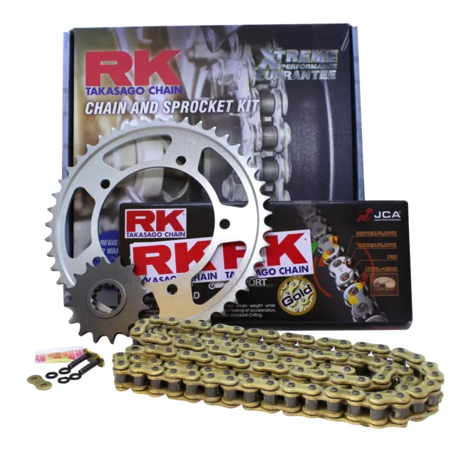 RK Upgraded Kette & Kettenrad Kit für Honda 2007 XL125V Varadero - (520 P/112 L)