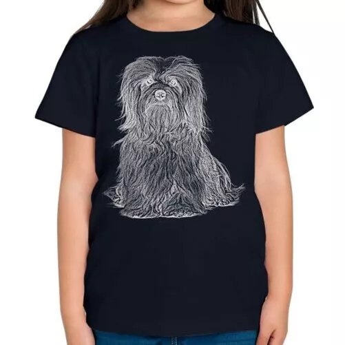 Havanese Schizzo Bambini Stampato T-Shirt Ottimo Regalo Per Amanti Dei Cani