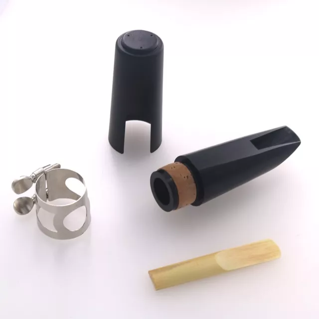 Bb Clarinet Mouthpiece Kit with Ligature Reed Cap Cushion Replacement Accessorys