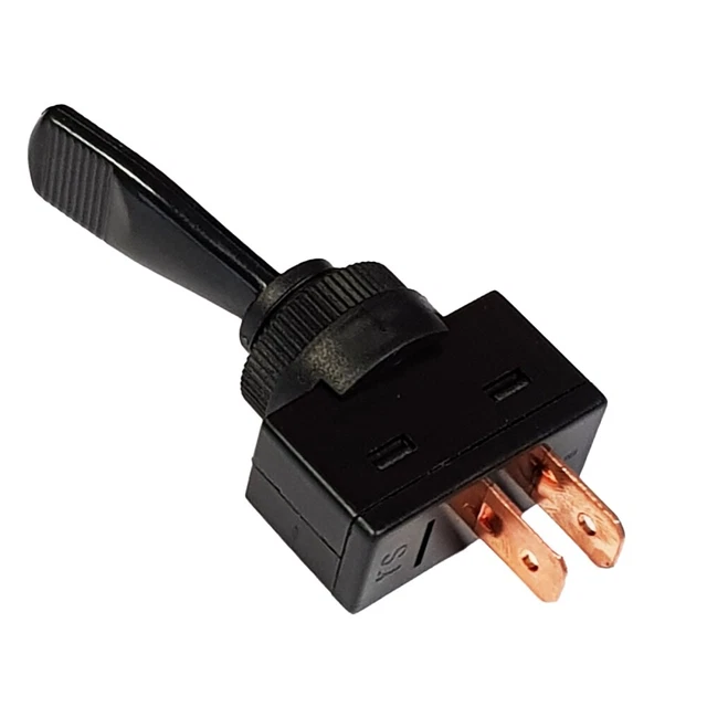 3 POLIGER Kipp Wechsel Schalter 12 24 V Volt Auto Schwarz Ein Aus ON-OFF-ON - Foto 9