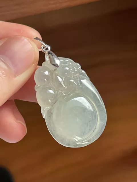 100% untreated Genuine Burmese Grade A Jade Pendant Jadeite 純天然翡翠A貨