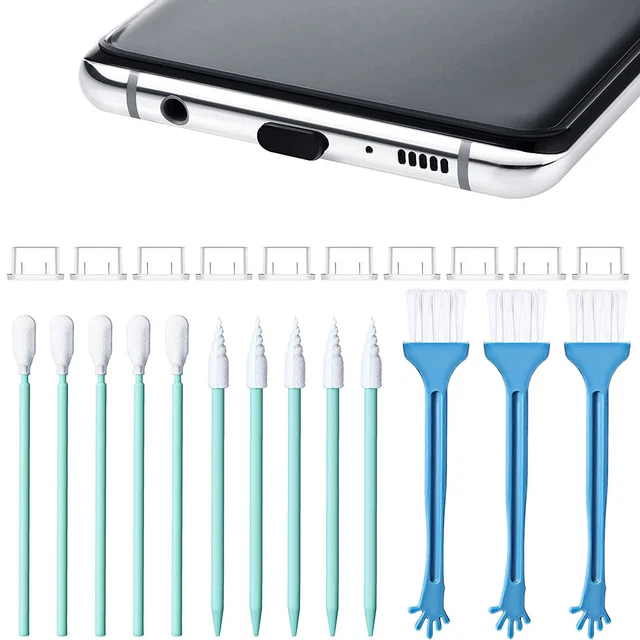 Metal Antidust Plugs Compatible For Mobile Phone Type C Interface Included