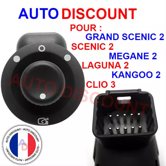 Bouton de Commande de Retroviseur Renault Clio 3 Megane 2 Scenic 2 Laguna 2