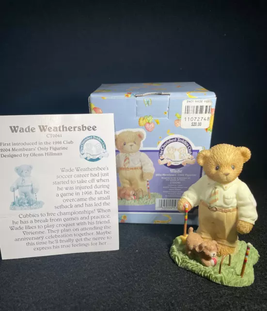 Cherished Teddies Wade 2004 Membears' Only Figurine CT0041