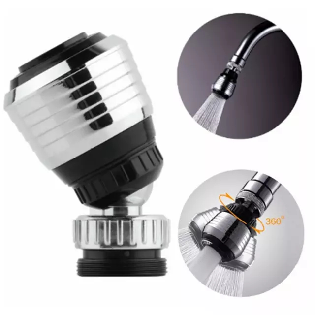 360° Rotate Kitchen Tap Water Faucet Aerator Swivel End Diffuser Adapter Filter 3