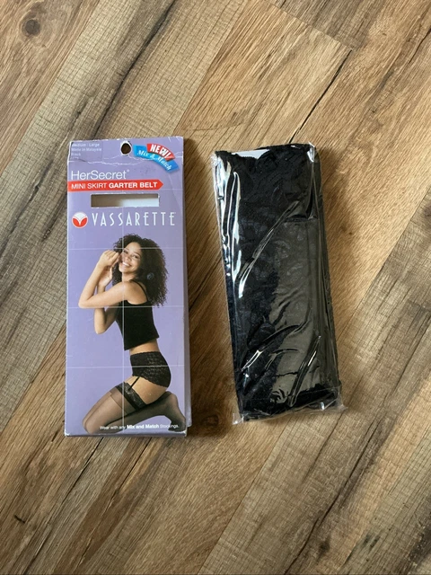 VASSARETTE 3575 HER Secret Mini Skirt Garter Belt MEDIUM/LARGE Black Lace NIB $11.00 - PicClick VASSARETTE 3575 HER Secret Mini Skirt Garter Belt MEDIUM/LARGE Black Lace NIB $11.00 - PicClick