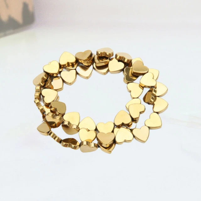 Healing Beads European Beads Stretchy Choker Necklace Multi-layer 2
