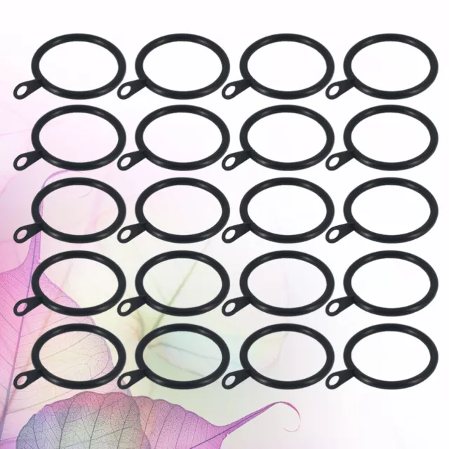 30 PIEZAS Anillos Colgantes de Cortina con Oreja Resistente Cortina de Ventana de Hierro
