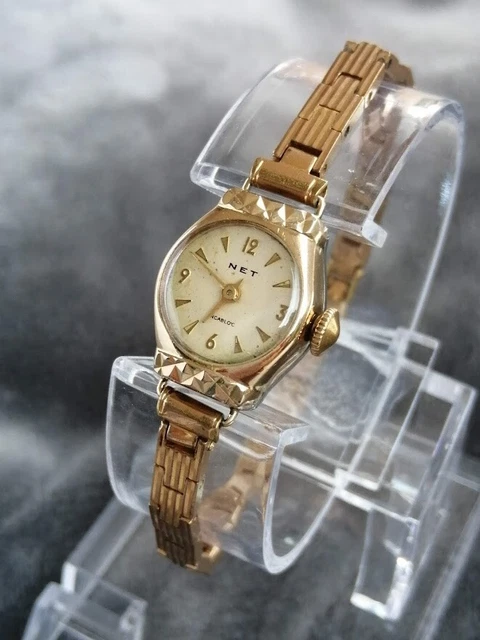 ANCIENNE MONTRE FEMME M canique NET Vintage Watch 1968 s Mode