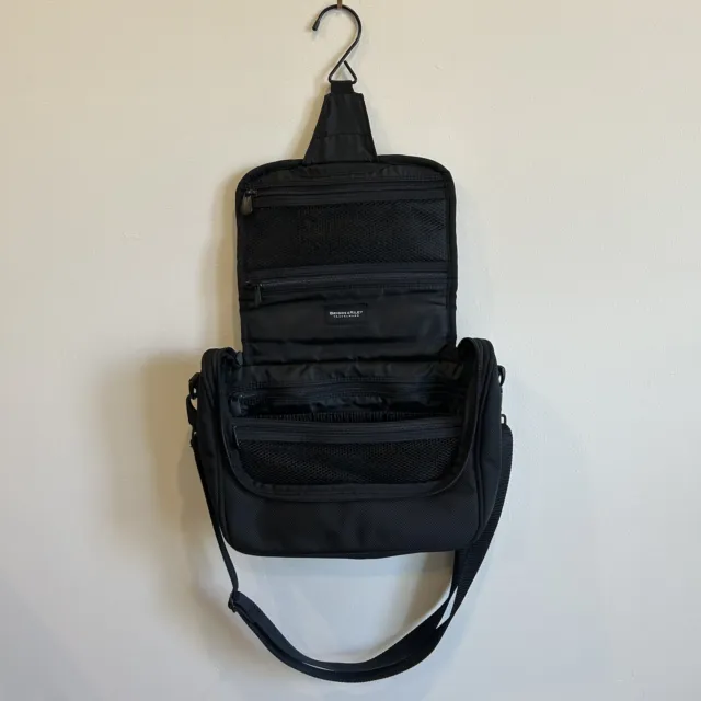 Briggs & Riley TRAVELWARE Ballistic Nylon Black Toiletry Travel Bag with Hanger
