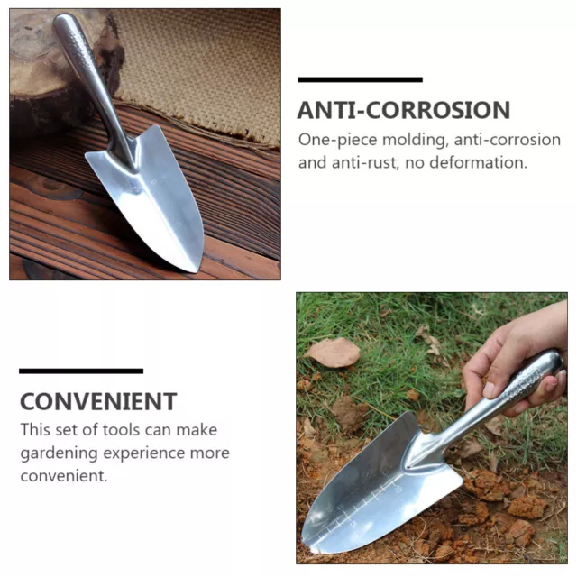 6pcs Garden Shovels Set Gardening Hand Tools for Planting and Transplanting 3