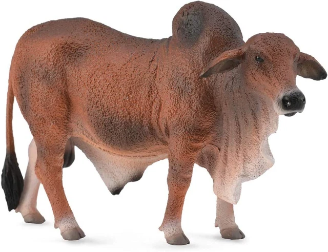 Red Brahman Bull ,5.1"L X 3.3"H