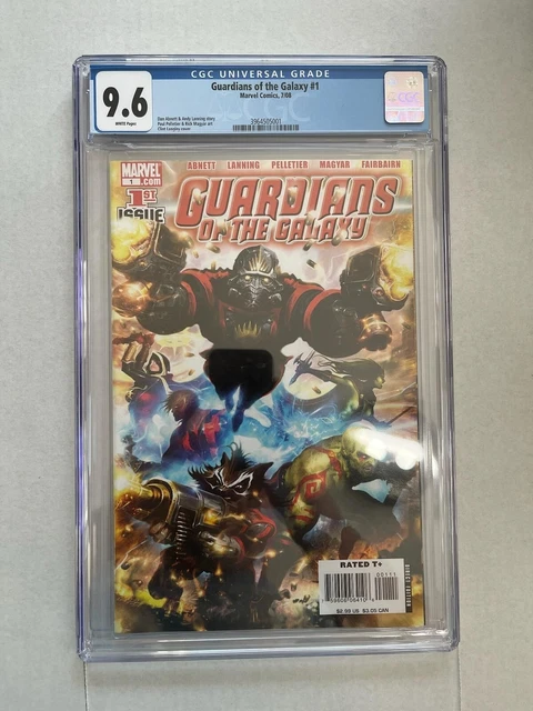 Guardians of the Galaxy #1 CGC 9. 6 WP Orgin of GoG New Team 2008 Marvel Comics