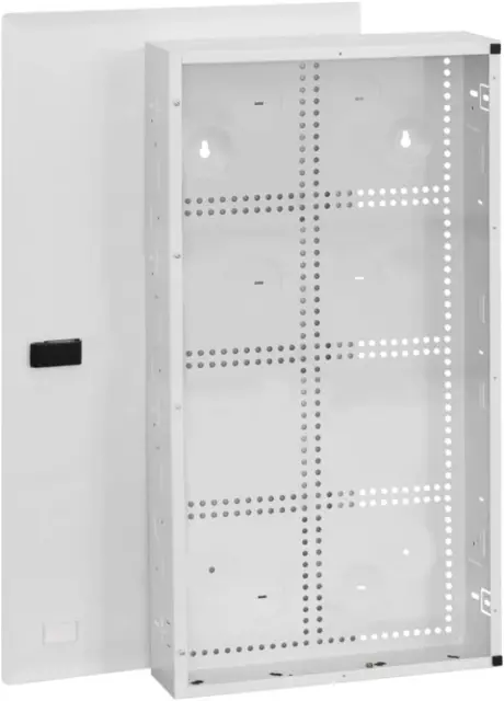 ICC 28" Metal Structured Wiring Enclosure, Media Enclosure with Door, Recessed