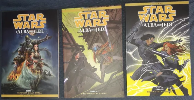 Star Wars L'alba degli jedi Libri I-II-III Legends 100% Panini Comics 2