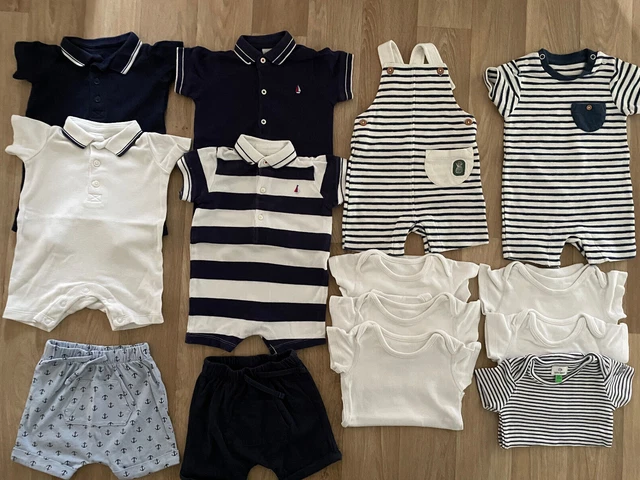 Baby Boy 0-3 months Summer Nautical Bundle John Lewis Marks & Spencer NEXT Matal