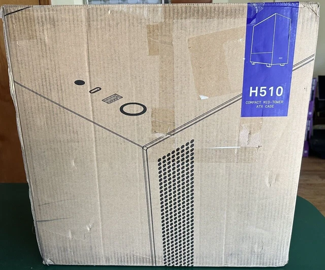 NZXT H510 COMPACT ATX MidTower PC Gaming Case White/Black 80.00