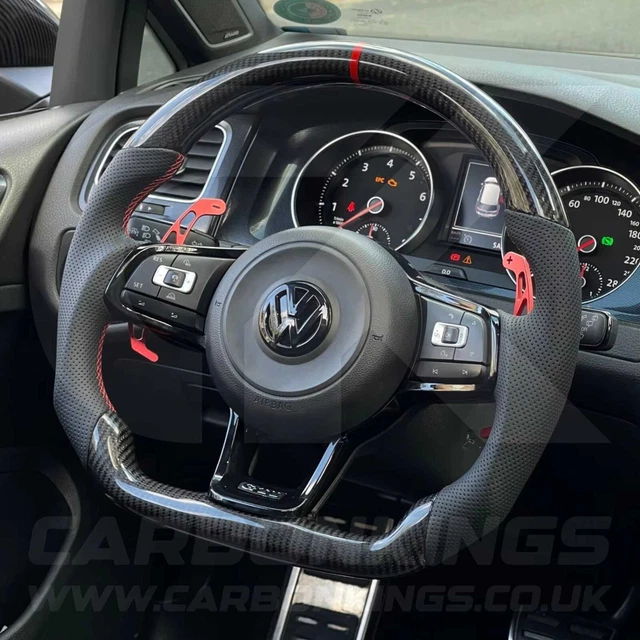 AutoTecknic Carbon Fiber Steering Wheel - VW Golf 7 GTI | Golf R