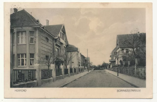 AK - Herford Borriesstrasse - 1914