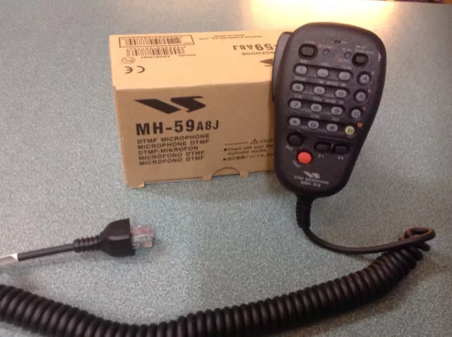 YAESU MH59A8J REMOTE CONTROL MIC WITH DTMF FOR FT-857 GENUINE YAESU 2yr gaurante