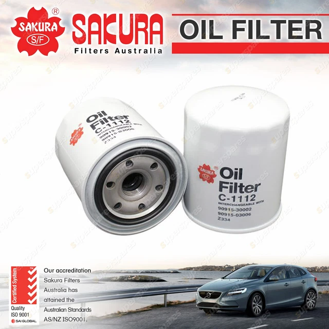 Sakura Oil Filter for Toyota Hiace KCH10 16 40 46 KZH100 106 110 116 126 120 138