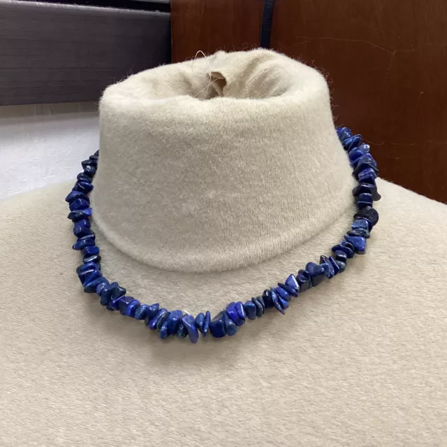 Magnifique Collier De Créateur En Pierres LAPIS-LAZULI - Vintage