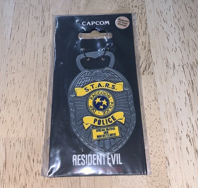 Resident Evil Stars Dep Raccoon Police Badge & Badge ID Holder Card Holder - Foto 6