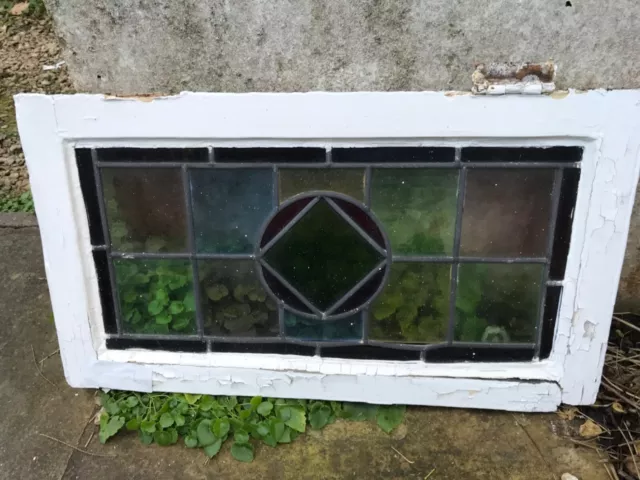 Edwardian stained glass window