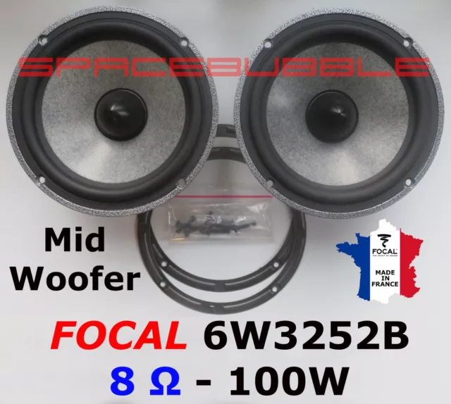 Pair FOCAL Cobalt🤩 Mid WOOFER 165 6W3252B 6.5" High end speakers Electra Utopia