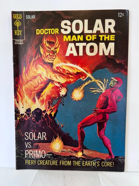 Doctor Solar Man of The Atom #17 Gold Key 1966 Comics FN Cover Art Frank Bolle