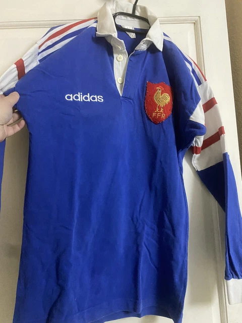 Maillot De Rugby France Coupe Du Monde 2015 – Taille UK XL – Homme – Bleu