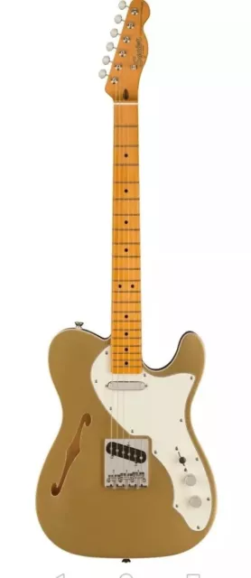 Squier Classic Vibe '60s Telecaster Thinline, In Stunning Aztec Gold-New in Box