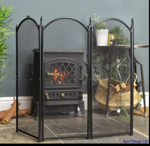 Nursery Stove Fire Screen Guard SPARK Safety Wood Fireplace Burner Protection