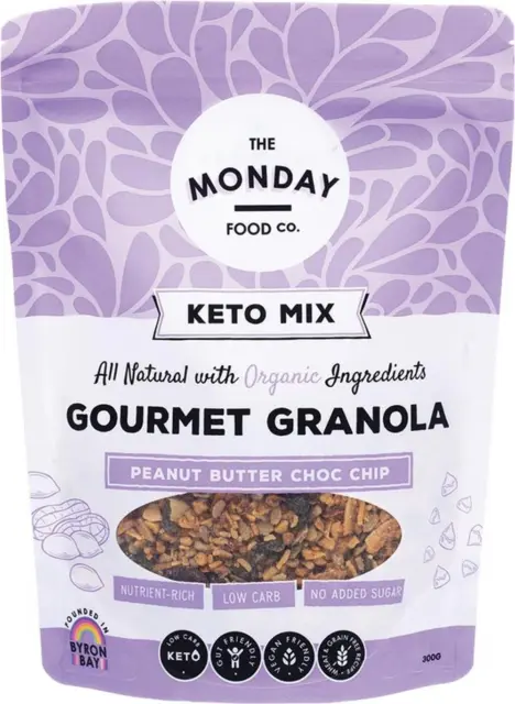 The Monday Food Co Keto Granola (Peanut Butter Chocolate Chip) - 300g