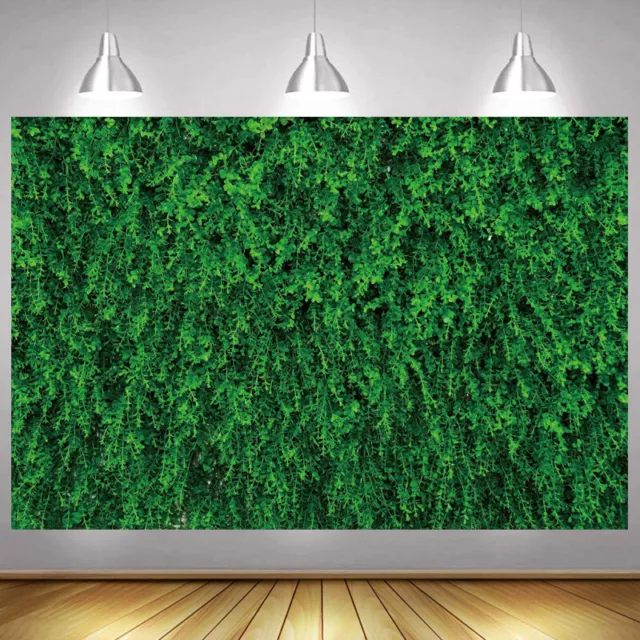 Green Leave Wedding Backdrop Grass Wall Flower Party Photo Background Banner