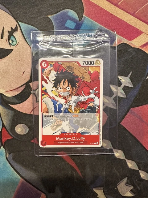 [SEALED] One Piece Card - Monkey D. Luffy P-001 Parallel Promo (Seven-Eleven Japan)