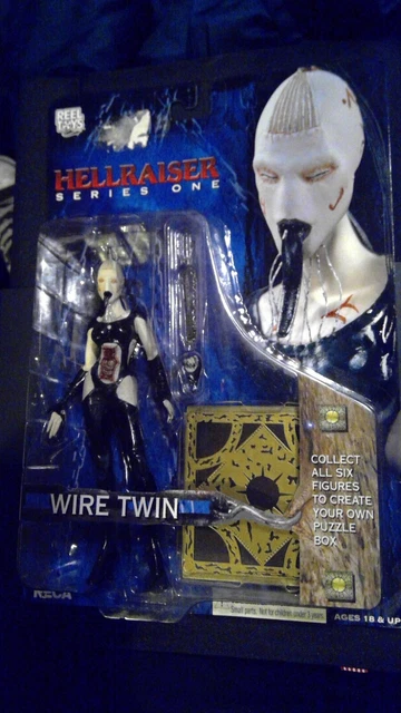 Hellraiser Series 1 Wire Twin Figure Reel Toys NECA Puzzle Box piece Hellraiser Series 1 Wire Twin Figure Reel Toys NECA Puzzle Box piece
