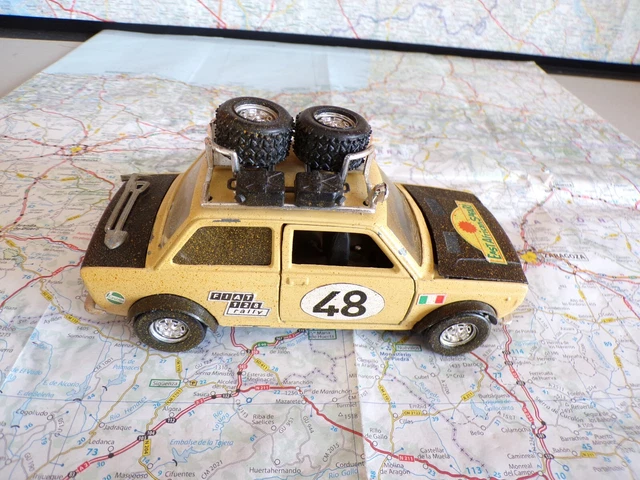Politoys Sb 1/25 – Fiat 128 Rally East African Safari – Occasion Sans Boîte