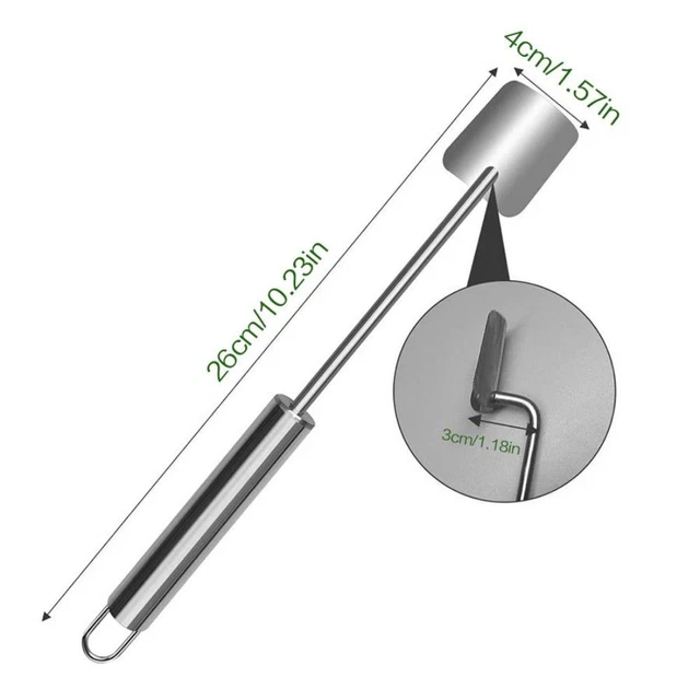 WITH ERGONOMIC HANDLE Corn Cob Peeler Stainless Steel Corn Kernel