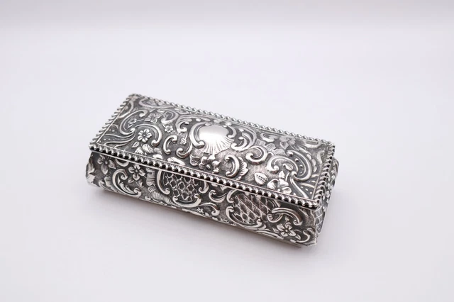 Boxes, Sterling Silver (.925), Silver, Antiques - PicClick CA