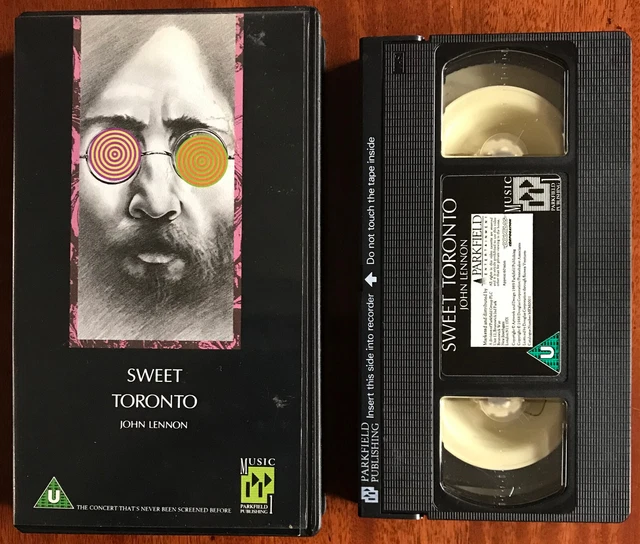JOHN LENNON 'Sweet Toronto' VHS Tape 1989 (R858V) £3.49 PicClick UK